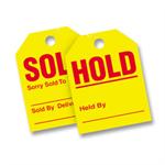 Sold/Hold Mirror Tags
