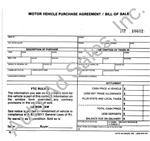 Rhode Island Motor Vechicle Purchase Agreement / Bill Of Sale