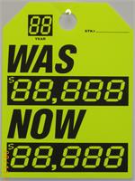 Mirror Hang Tags -  Yellow -  Was / Now Digi Tag