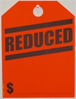 Mirror Hang Tags - Fluorescent Orange -  Reduced