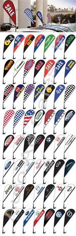 Clip On Paddle Flags 