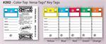 Versa Color Top Key tags